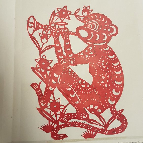 Chinese Cultural Collection Cut Paper, Peg Dolls, Zodiac Medallion Book, Hat Cap - Picture 15 of 16